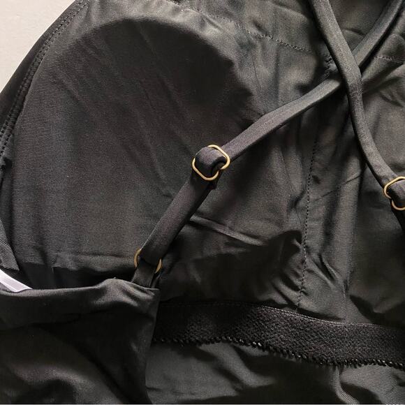 Andie Swim The Asbury One-Piece High Neck Adjustable Swimsuit S Small New - Picture 6 of 10